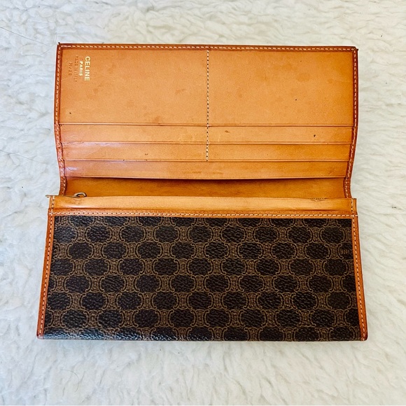 Celine Macadam PVC Leather Bifold Unisex Long Wallet - Picture 5 of 10